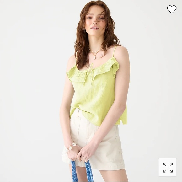 Nwt J Crew Ruffled Camisole - Picture 6 of 6